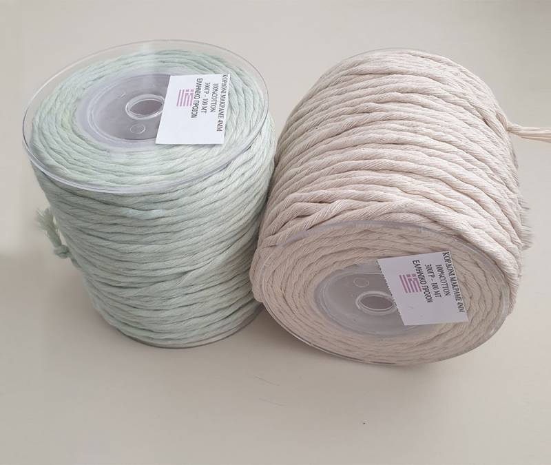 Κορδόνι Μακραμέ 4mm 100% Cotton